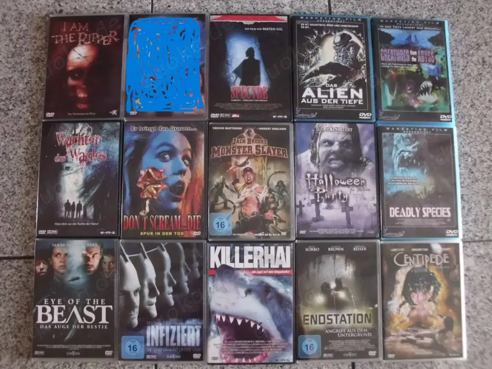 14 DVDs Sammlung Creaturen - Hai - Super Filme + 1 Film gratis Horror Action in Top zustand 14 DVDs Sammlung Creaturen - Hai - Super Filme + 1 Film gratis Horror Action in Top zustand