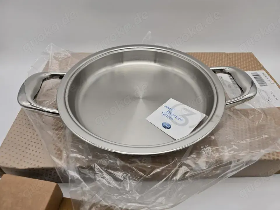 AMC Bratpfanne Griddle Pfanne 24 cm 1,4 Liter induktion AMC Bratpfanne Griddle Pfanne 24 cm 1,4 Liter induktion