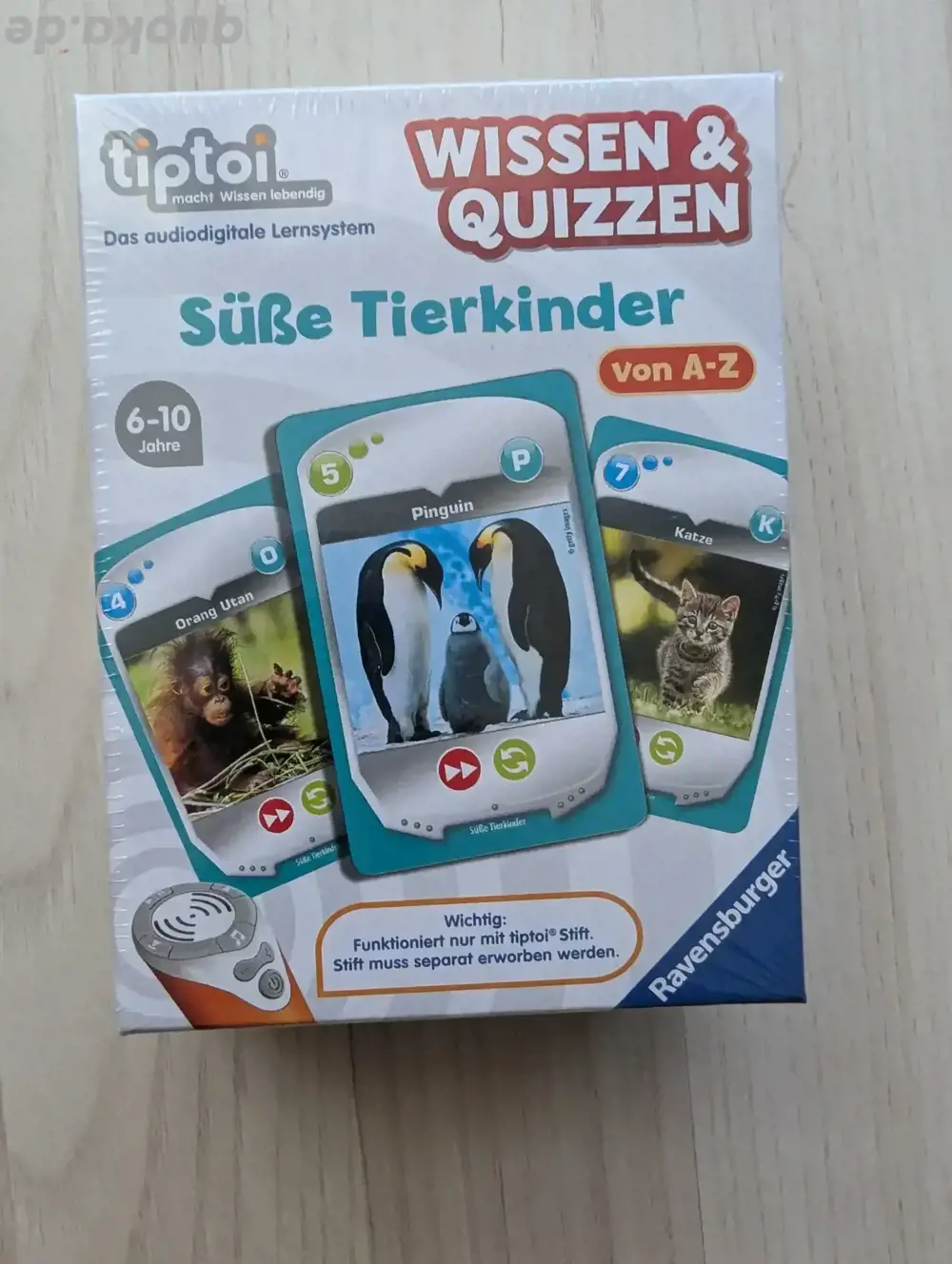 tiptoi Spiel: Süße Tierkinder von A-Z - Wissen&Quizzen - neu und originalverpackt