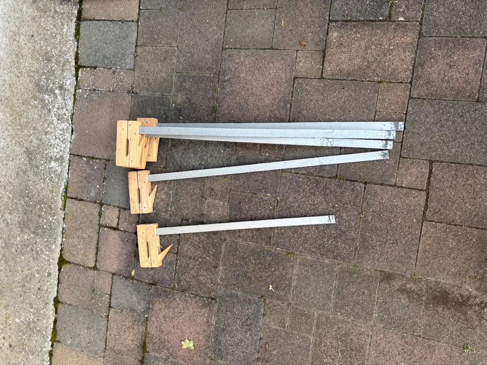 Holzklemmzwinge: Spannweite 800 mm Holzklemmzwinge: Spannweite 800 mm