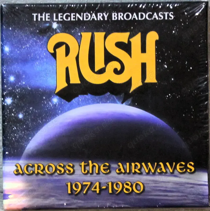 Rush - Across the Airwaves 1974-1980, 4xCD neu und versiegelt