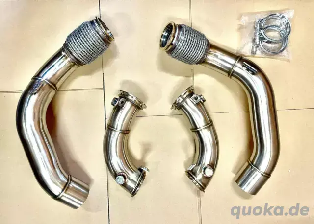 BMW M5 F90 4.4 S63M Downpipe sportauspuff Downpipe Exhaust pipe Auspuff , neu set mit zubehör