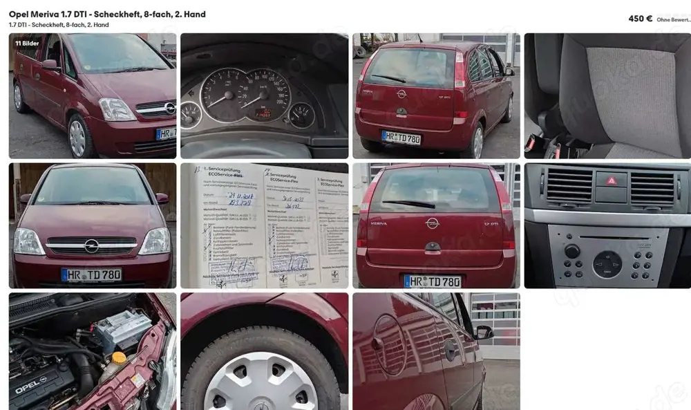 Opel Meriva Meriva 1.7 DTI Enjoy