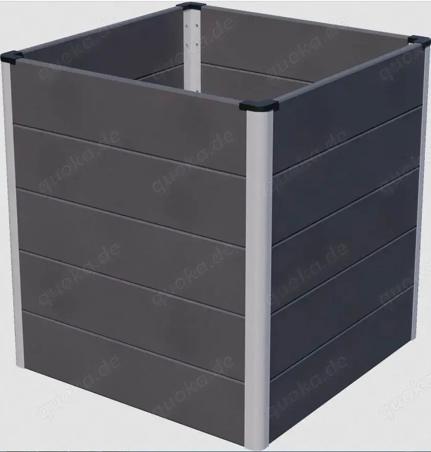 Hochbeet GroJa Solid Cube, Pflanzkübel, Garten Beet Blumenkasten Pflanzkasten Stecksystem 70 x 70 cm