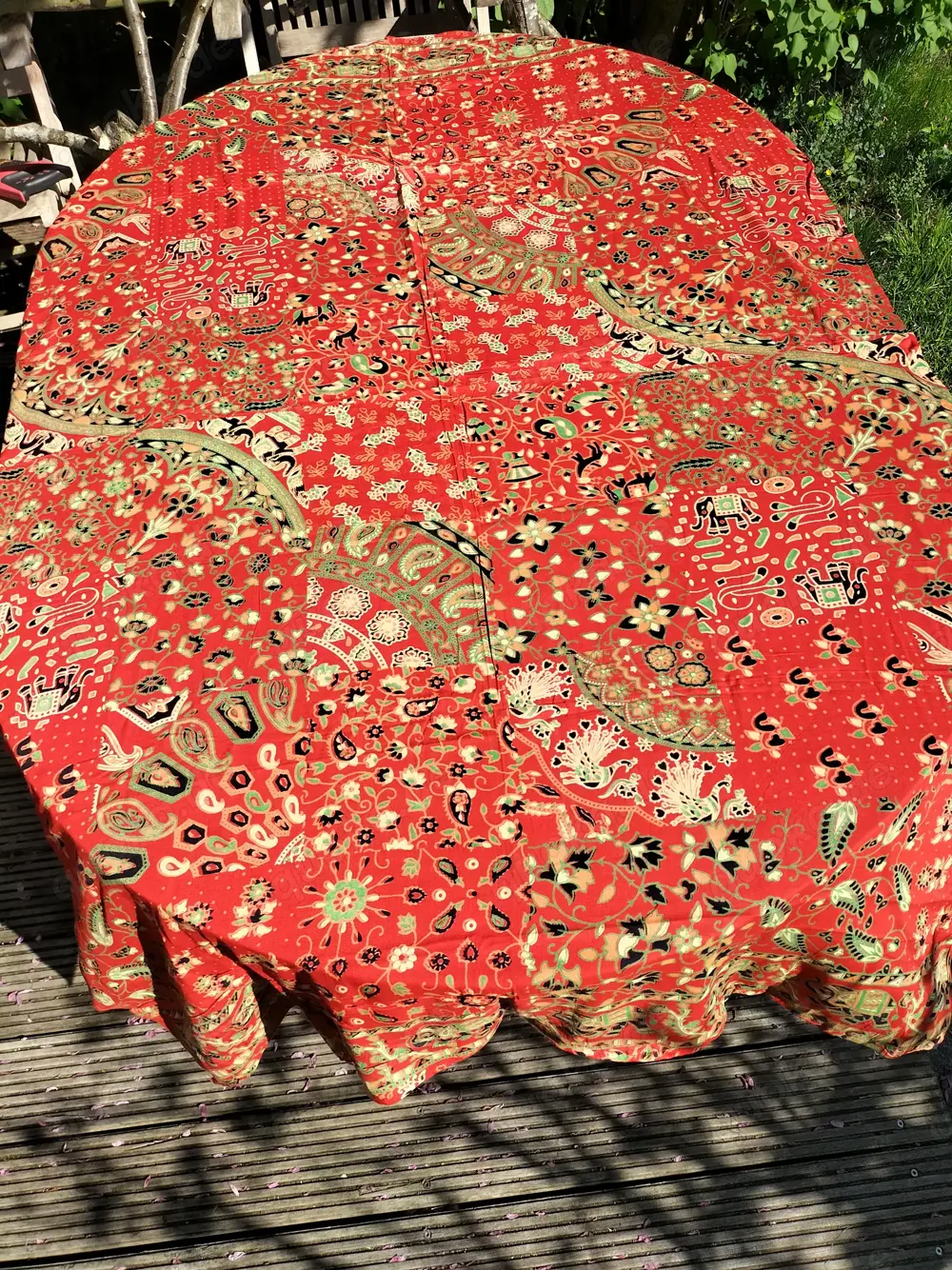 Diverse neue Lunghi Sarong Pareo Wickeltücher Dekotücher mit Umnaht (Neuware aus Baumwolle)