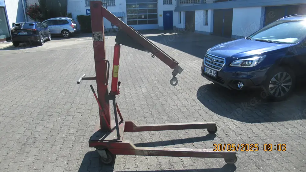 Kran   Motorheber Hydr. Werkstattkran