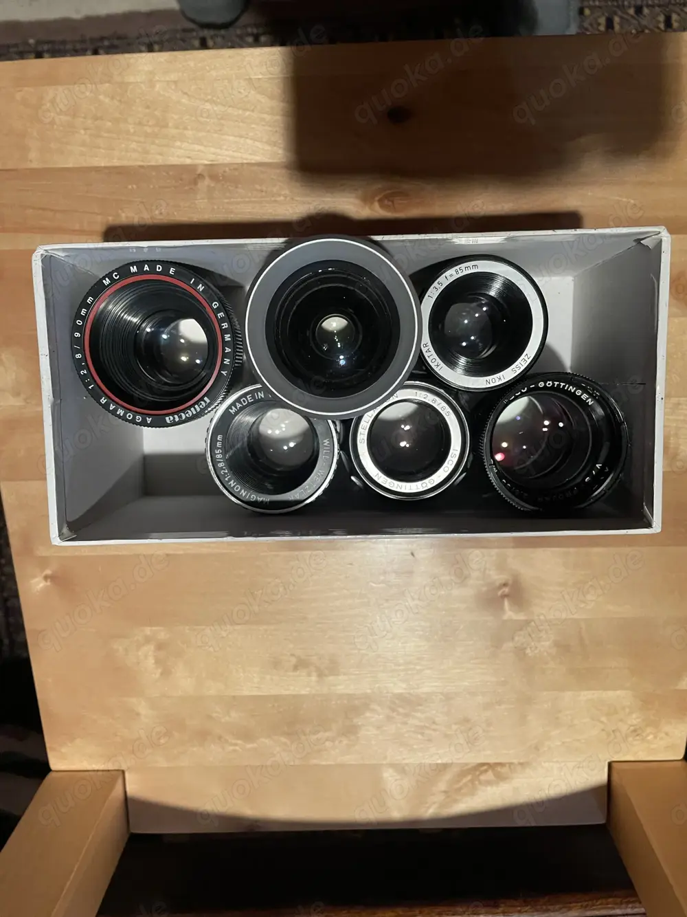 Objektive für Projektor Zeiss Wetzlar etc. 6 Stück 