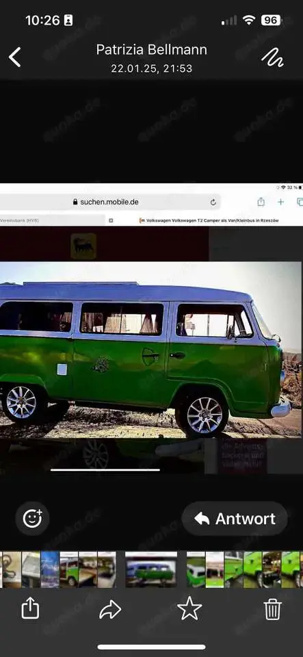 Volkswagen T2 das Fahrzeug ist ein Wohnmobil aus Brasilien