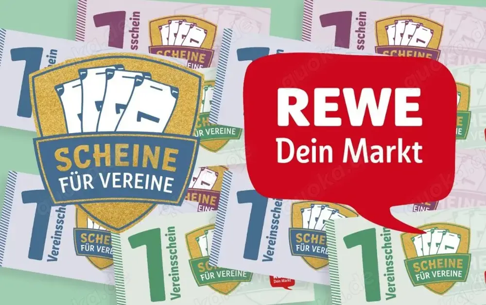 Rewe, Vereinsscheine zu verschenken