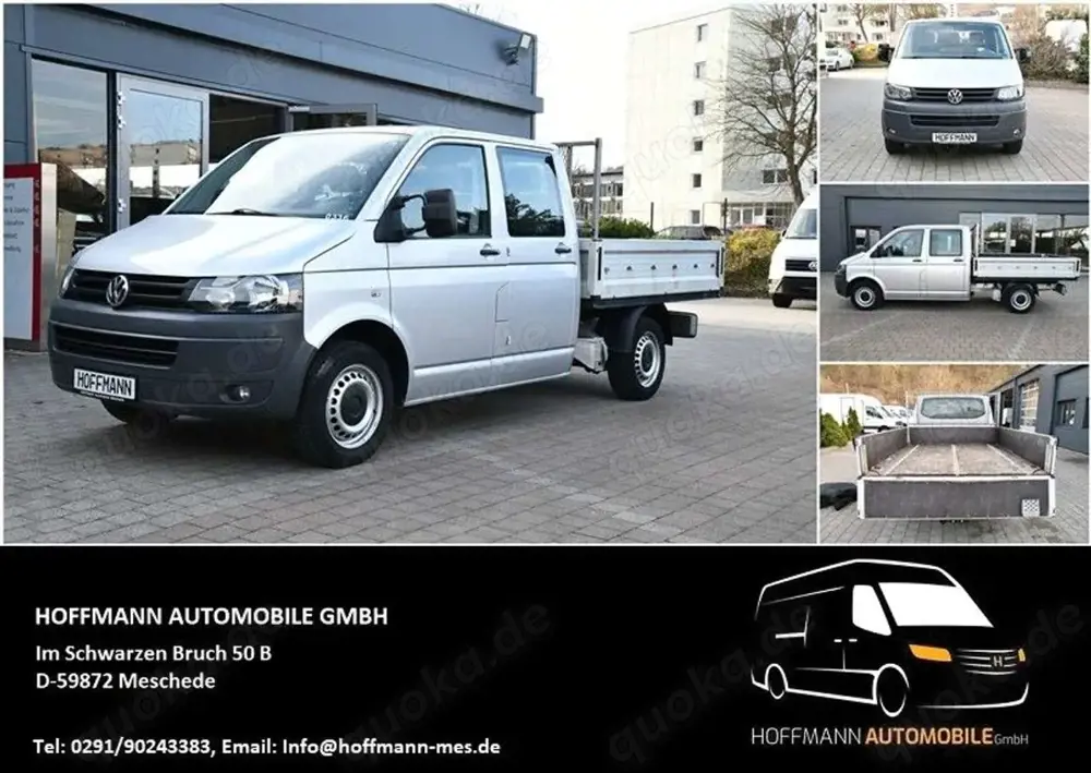 Volkswagen T5 Transporter 2,0 TDI Pritsche Doppelkabine A/C