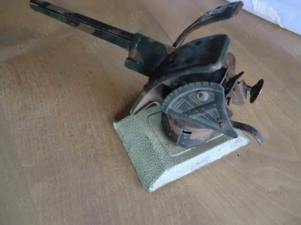 Küstengeschütz Kanone, Geschütz, Flak  original ca.1935 aus Blech