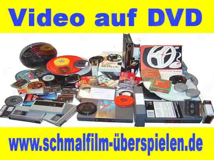 Video auf DVD - preiswert und professionell