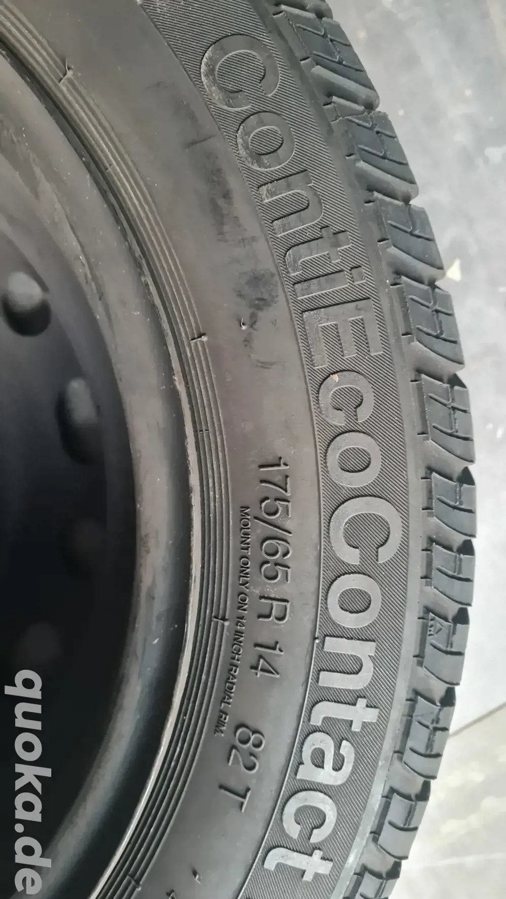 4 FELGEN aus Stahl mit Reifen