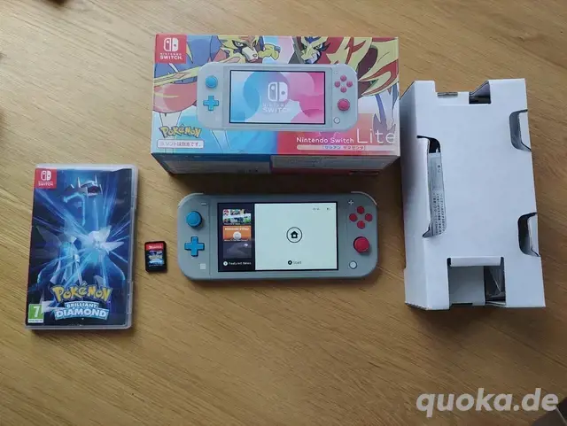Nintendo switch lite spielkonsole mit Pokémon diamant spiele + verpakung Nintendo switch lite spielkonsole mit Pokémon diamant spiele + verpakung
