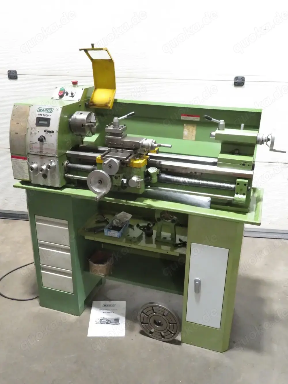 Warco WM 280V-F 240-V-Drehmaschine für die Metallbearbeitung