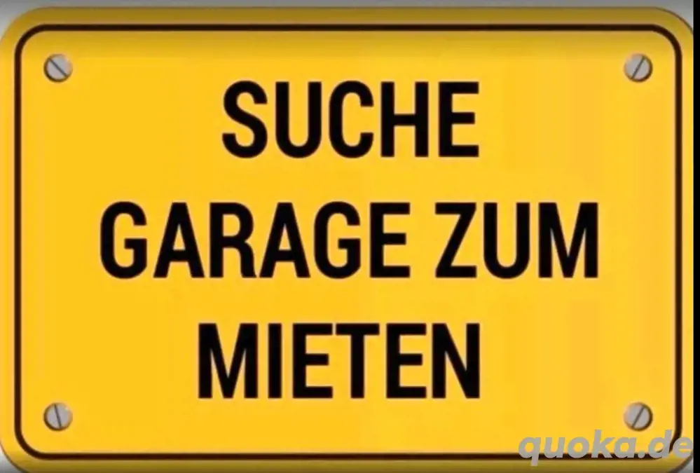 Suche Garage 