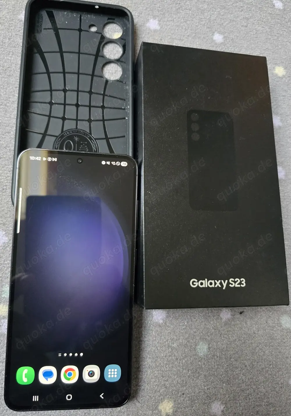 Samsung Galaxy S23 128GB in Phantom black wie neu incl. Hülle