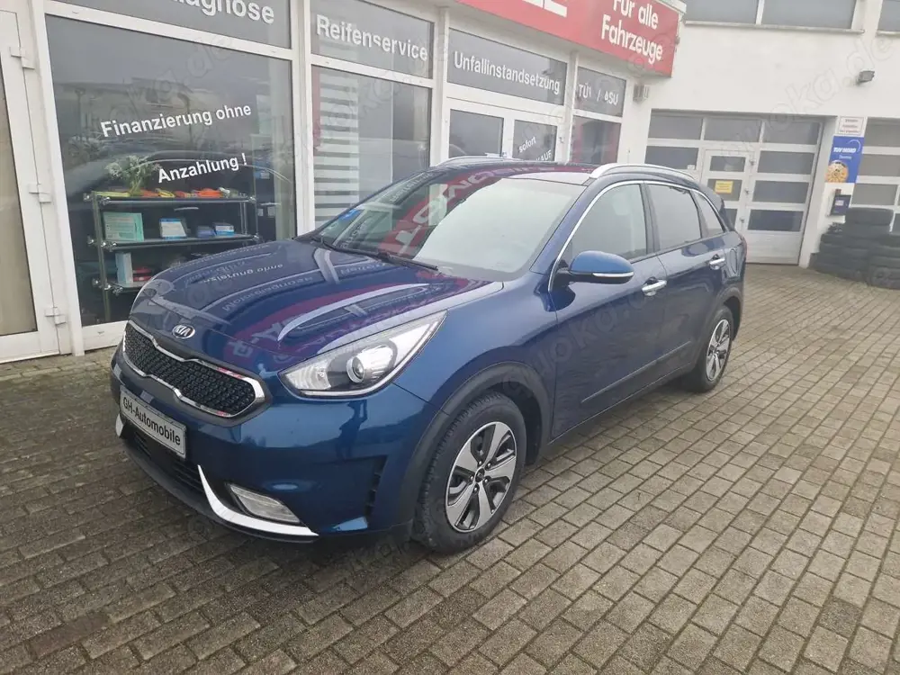 Kia Niro 1.6 GDI-Hybrid-Automatik+Navi+Alu+AHK+Teilleder+SH