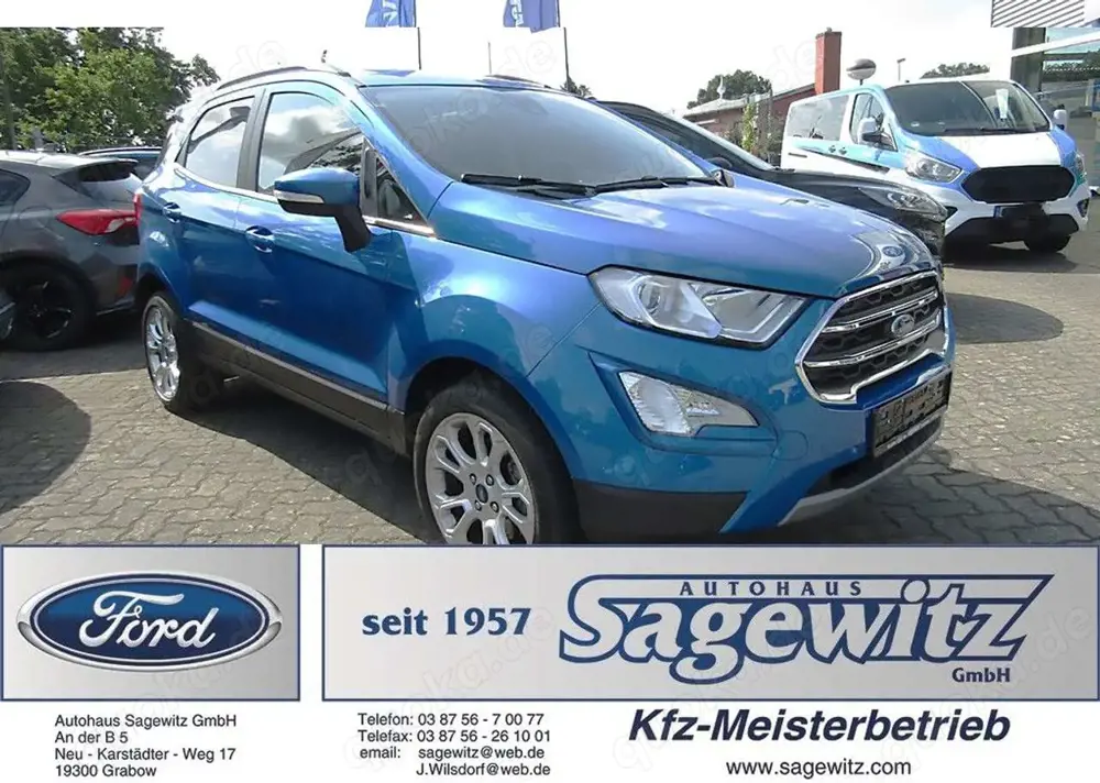 Ford EcoSport 1.0 EcoBoost Titanium SHZ LED  ALU DAB