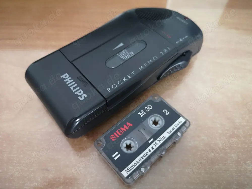 Philips Pocket Memo 281 Diktiergerät Recorder Made in Austria 