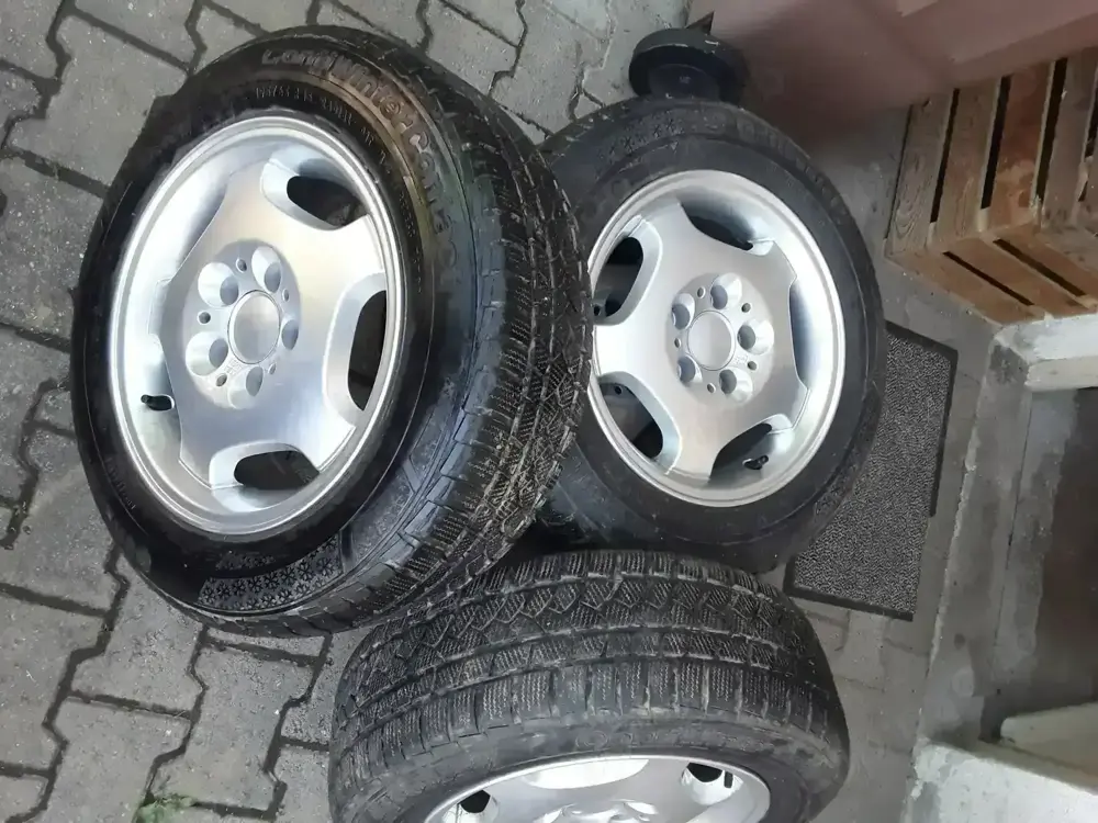 4 Alufelg.mit Wint.Reif. Für Merc. C-klasse 180