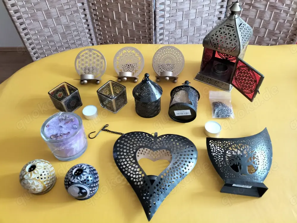 Verschiedene Teelichthalter   Orientalische Lichter   Teelichtkugeln   Teelichtgläser   Windlichter 