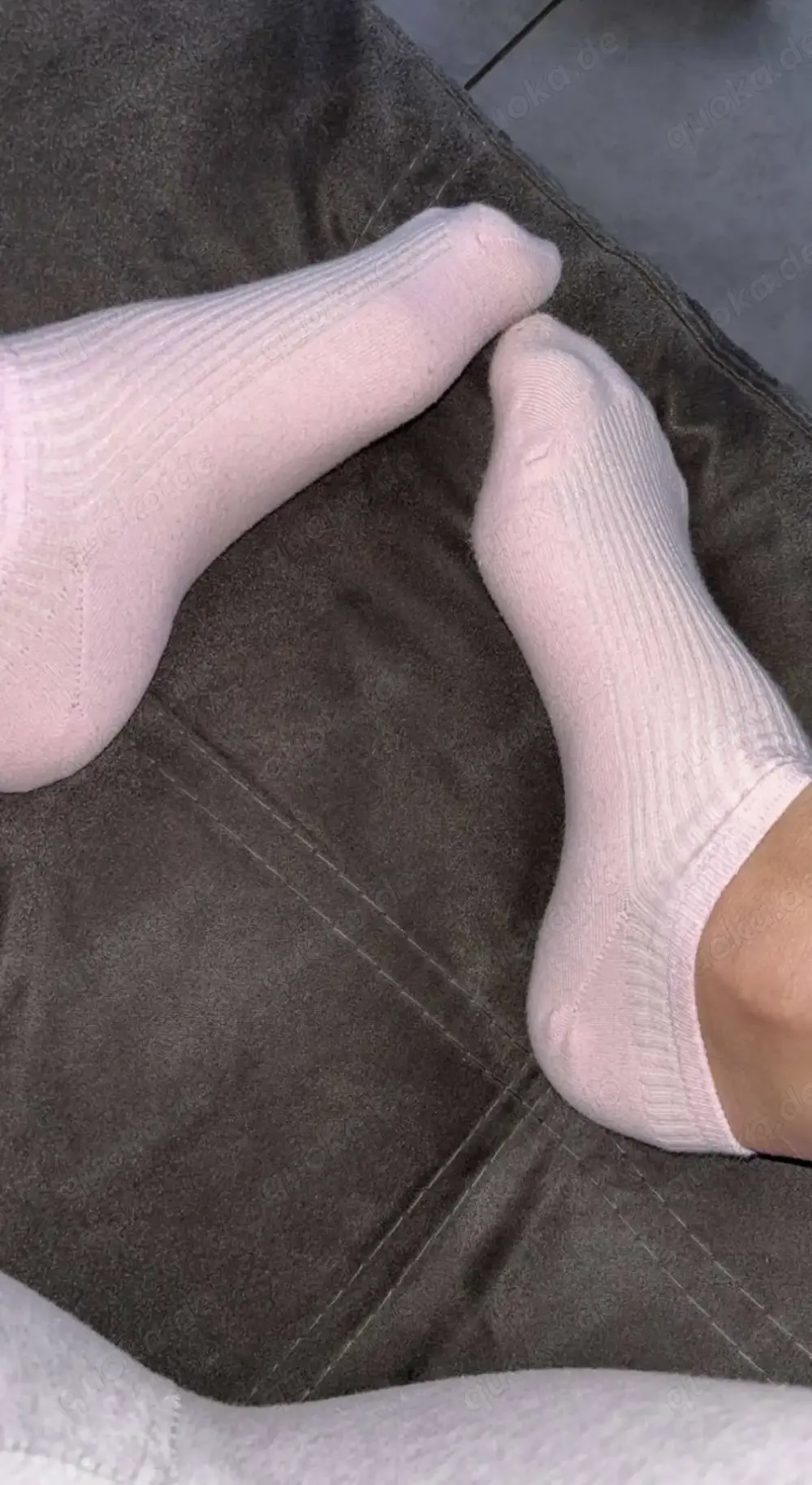 Weiße Socken getragen Weiße Socken getragen