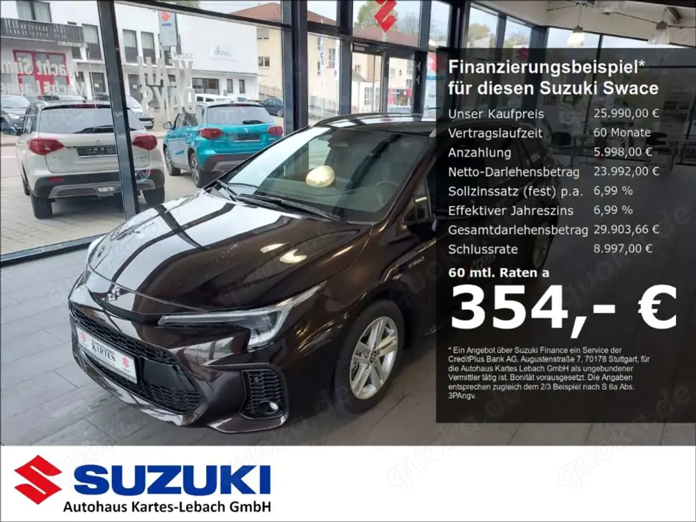 Suzuki Swace 1.8 Hybrid Comfort+   Cam Alu SHZ