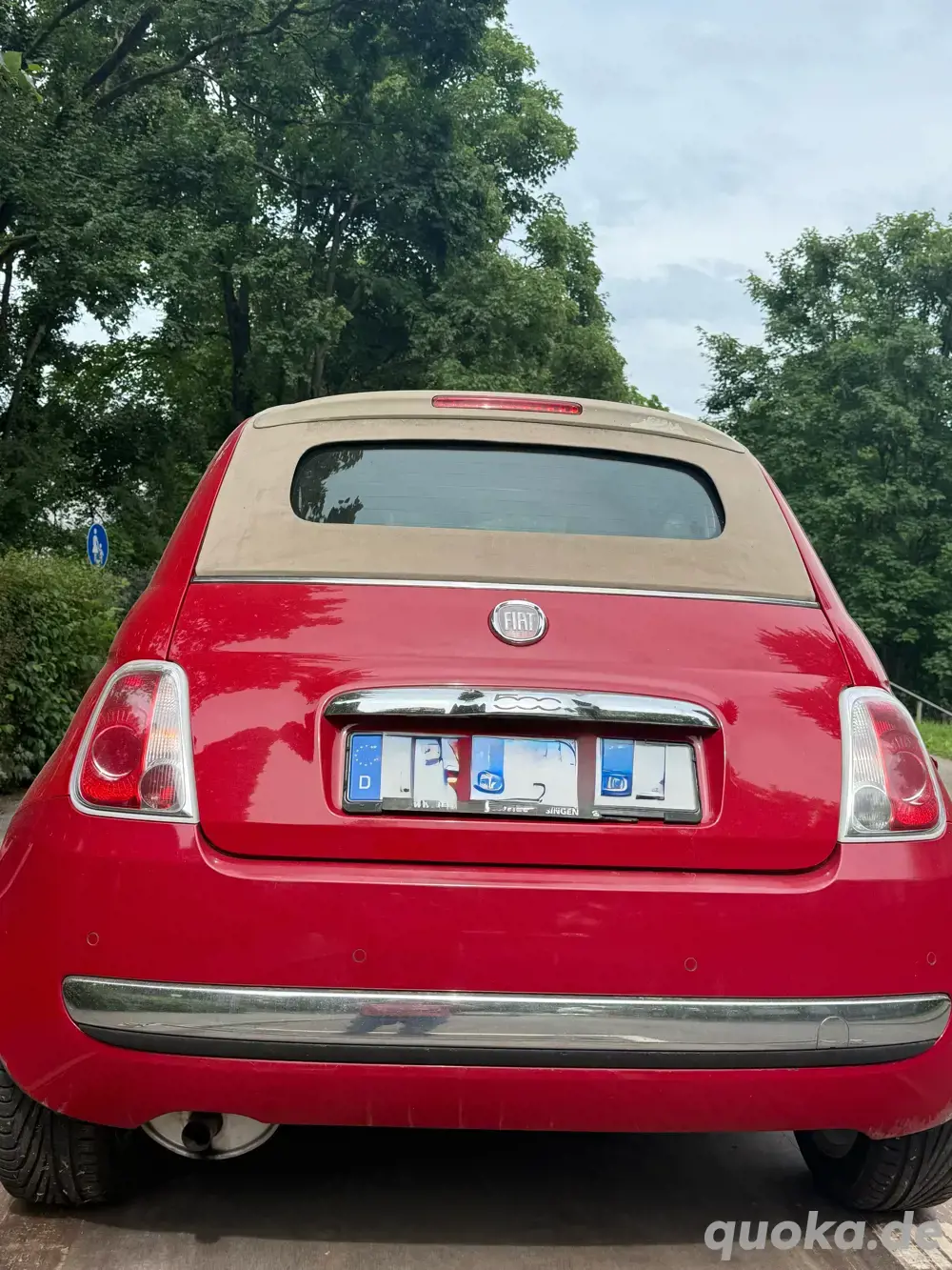 verkaufe Fiat 500 cabrio