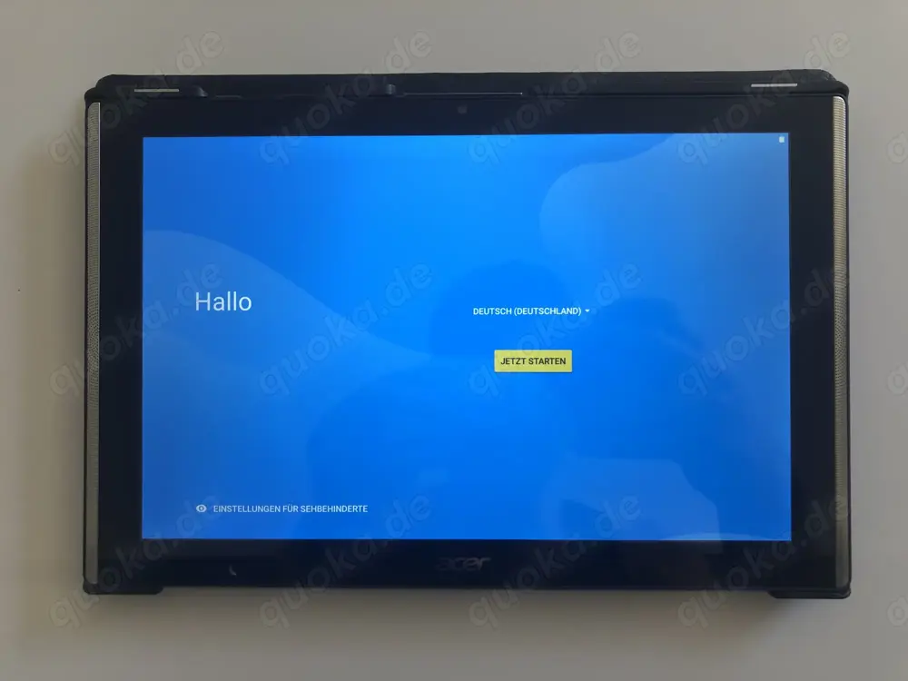 Tablet Acer Iconia 10, Werkseinstellung, gut - sehr gut