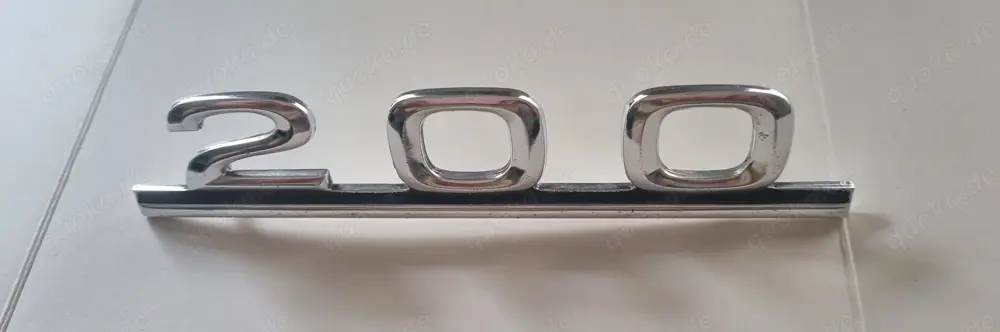 Für Mercedes Benz Typenschild - Schriftzug 200 Top Zustand 