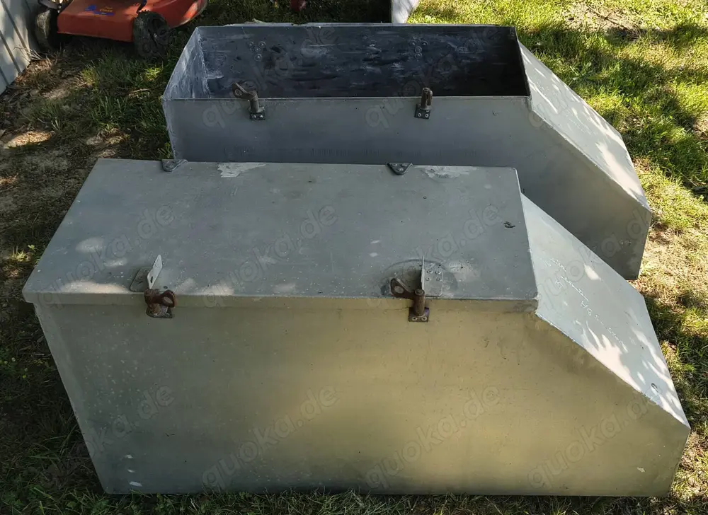 2x Alu Staubox für Dachträger z.B. Unimog usw.