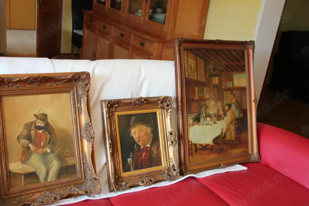 Gemälde, verschiedene, siehe Bilder, je 99,00