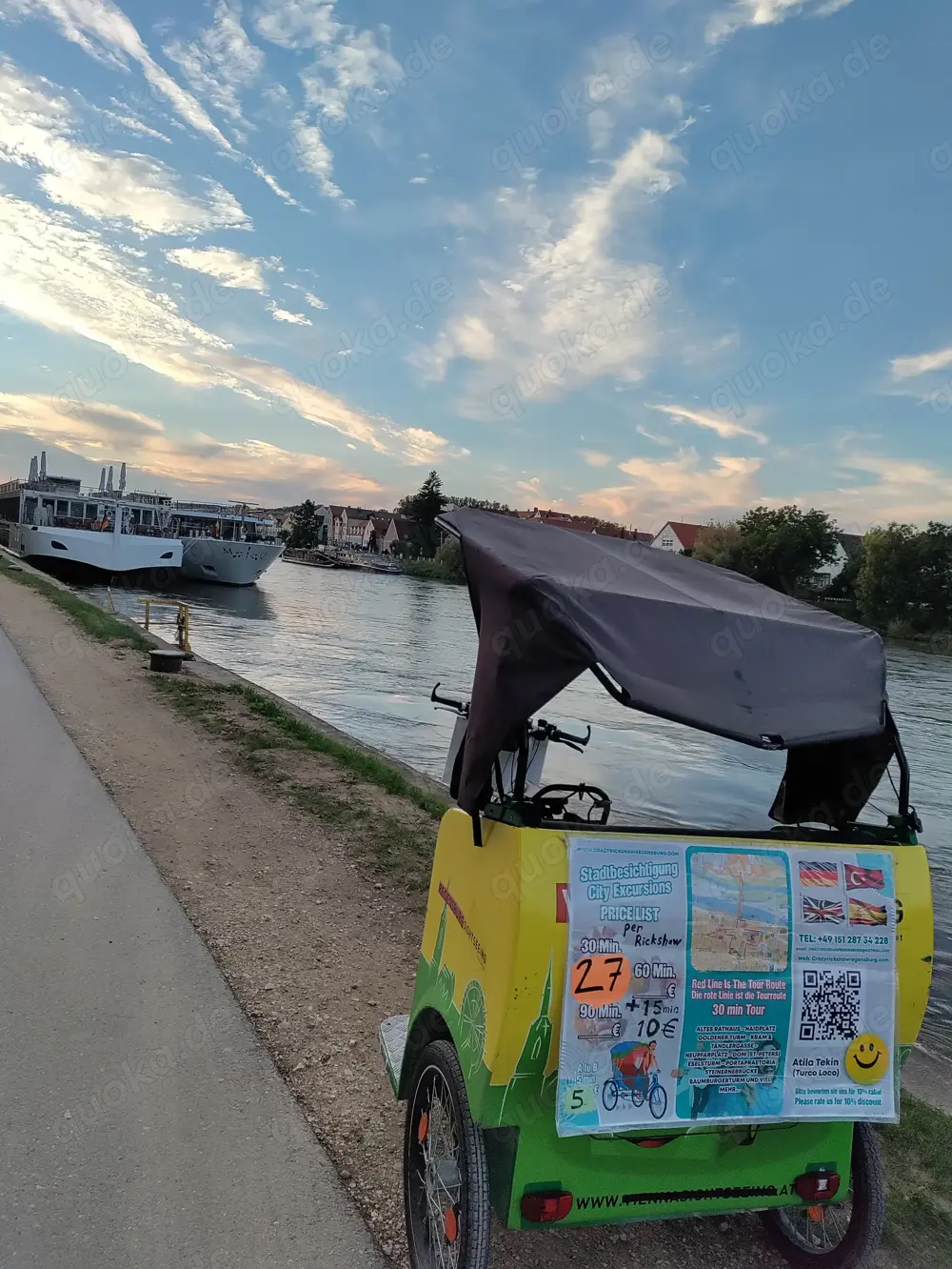Regensburg pedicab rickshaw 60min -  47 
