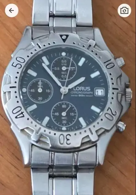 Lorus V657-X024 Chronograph Quarz Herren Armbanduhr