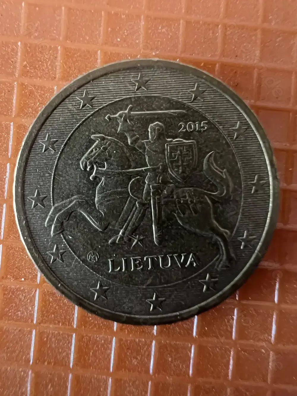 50 Cent Münze Lietuva (Litauen) 2015