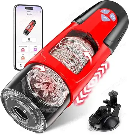 Elektrischer Masturbator Sexmaschine Sex Spielzeug 7 Modi Teleskopfunktion Rotation App-Steuerung