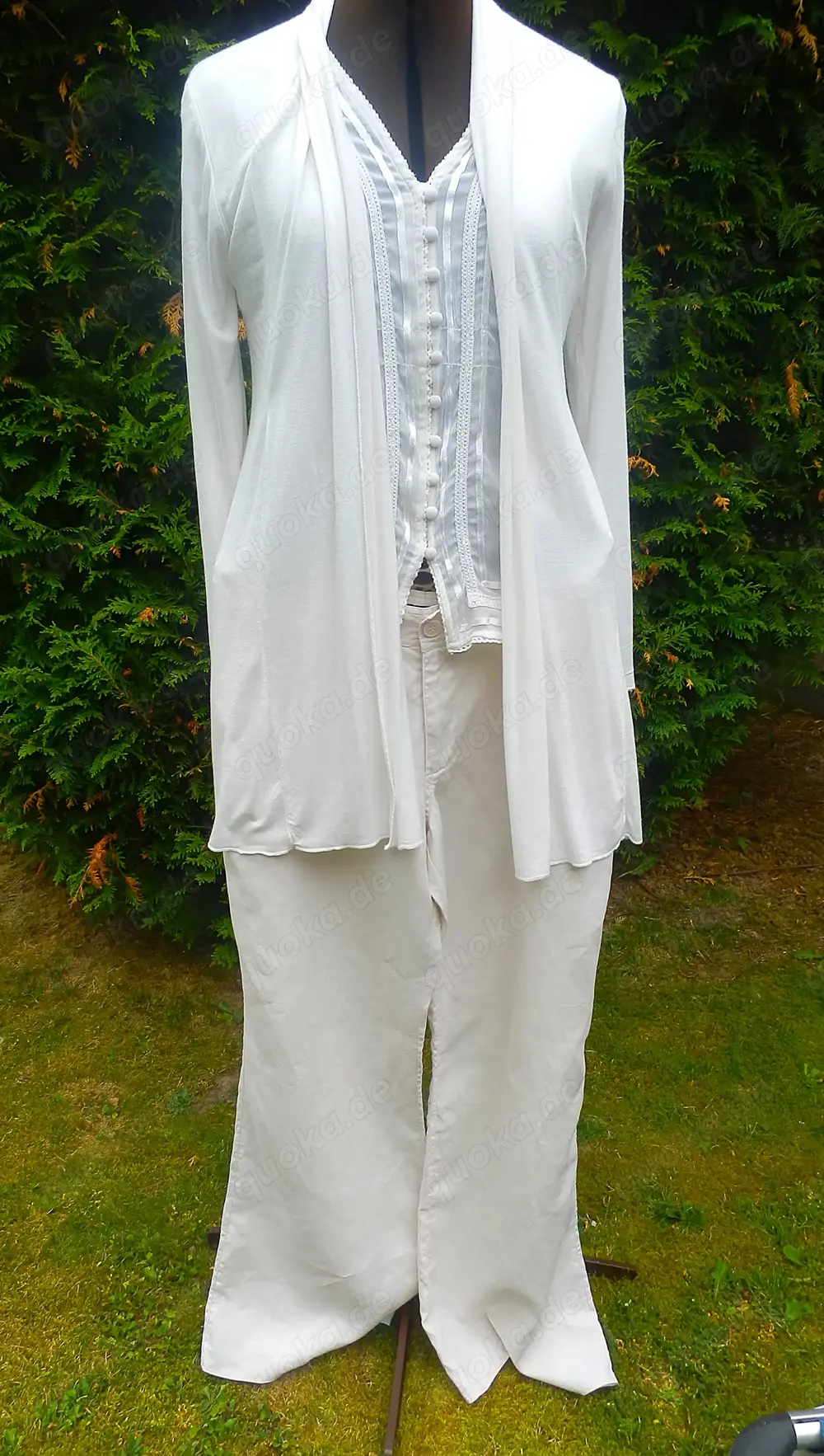 Damen 3-Teiler Hose Gr. 38-Bluse Gr.40- Jacke ist geschenkt