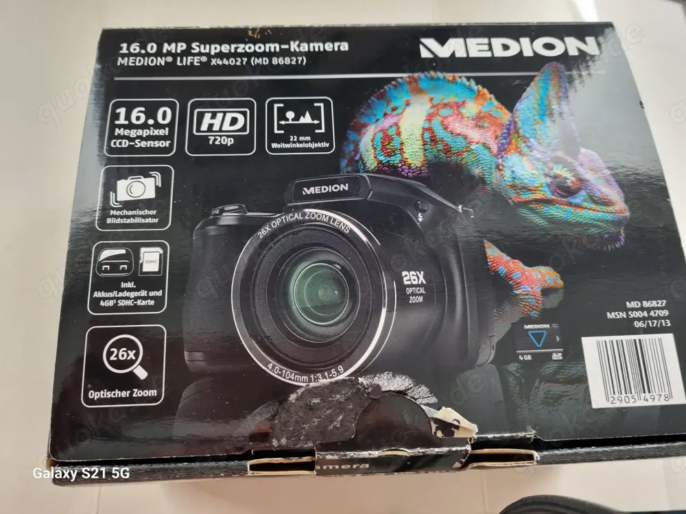 Digital Kamera MEDION mit allem Zubehör und Funktioniert perfekt