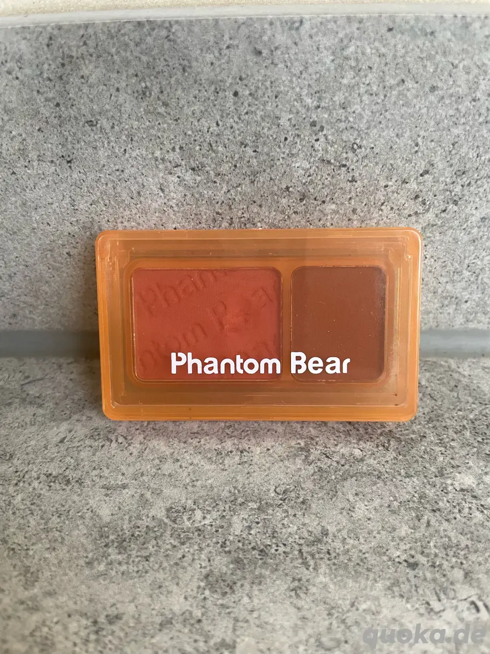 Two-color Lidschattenpalette, Phantom Bear, rot, braun, Make-Up