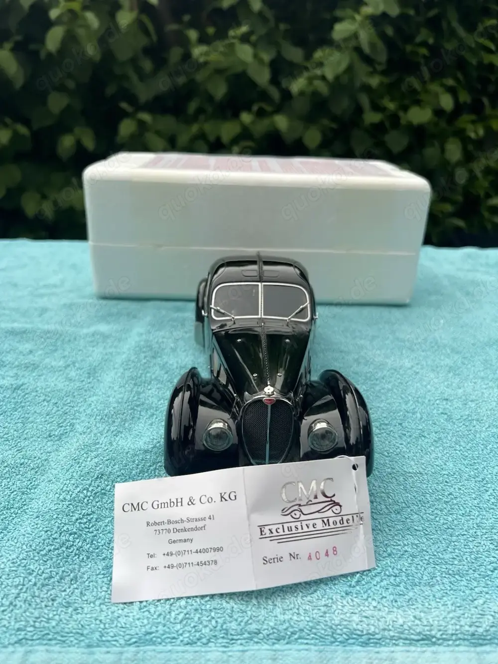 CMC - Bugatti Typ 57 SC Atlantic Coupé 1:18 Schwarz - in OVP