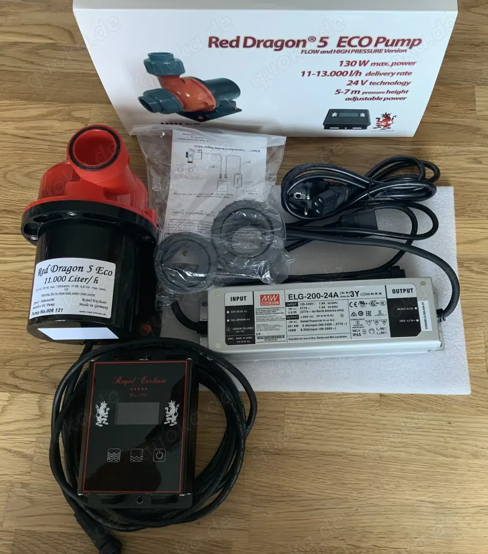 Red Dragon 5 Eco 130 Watt Pumpe Royal Exclusiv