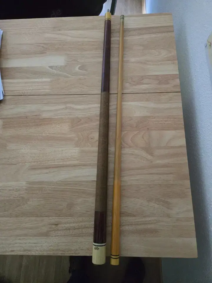 Huebler Pool Billard Queue - über 40 Jahre alt