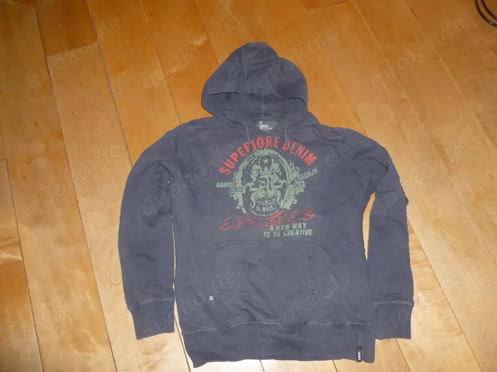Brauner Kapuzenpullover Gr. 164 Garcia