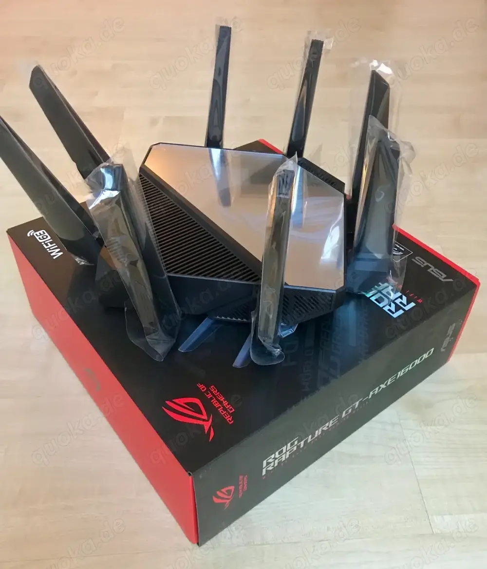ASUS ROG Rapture GT-AXE16000 Quad-Band Wi-Fi 6E Gaming-Router