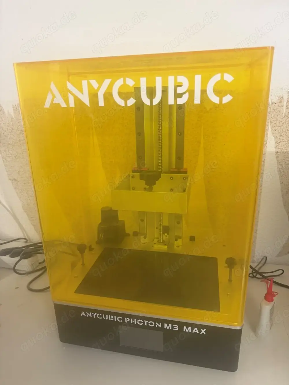 Anycubic Photon M3 Max LCD 3D Drucker super Zustand + 2 Flaschen ABS-Like Resin