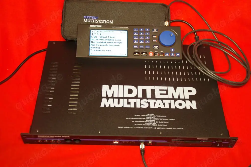 Miditemp MS-X Multistation Midiplayer Multimedia Workstation mit 800 Midifiles
