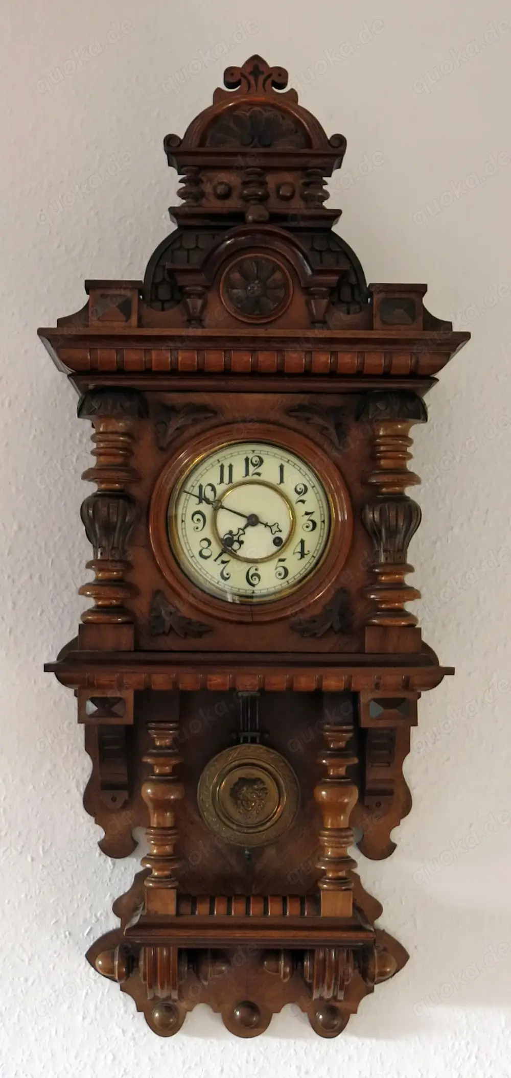 Historischer Regulator, Wanduhr, Pendeluhr Historischer Regulator, Wanduhr, Pendeluhr