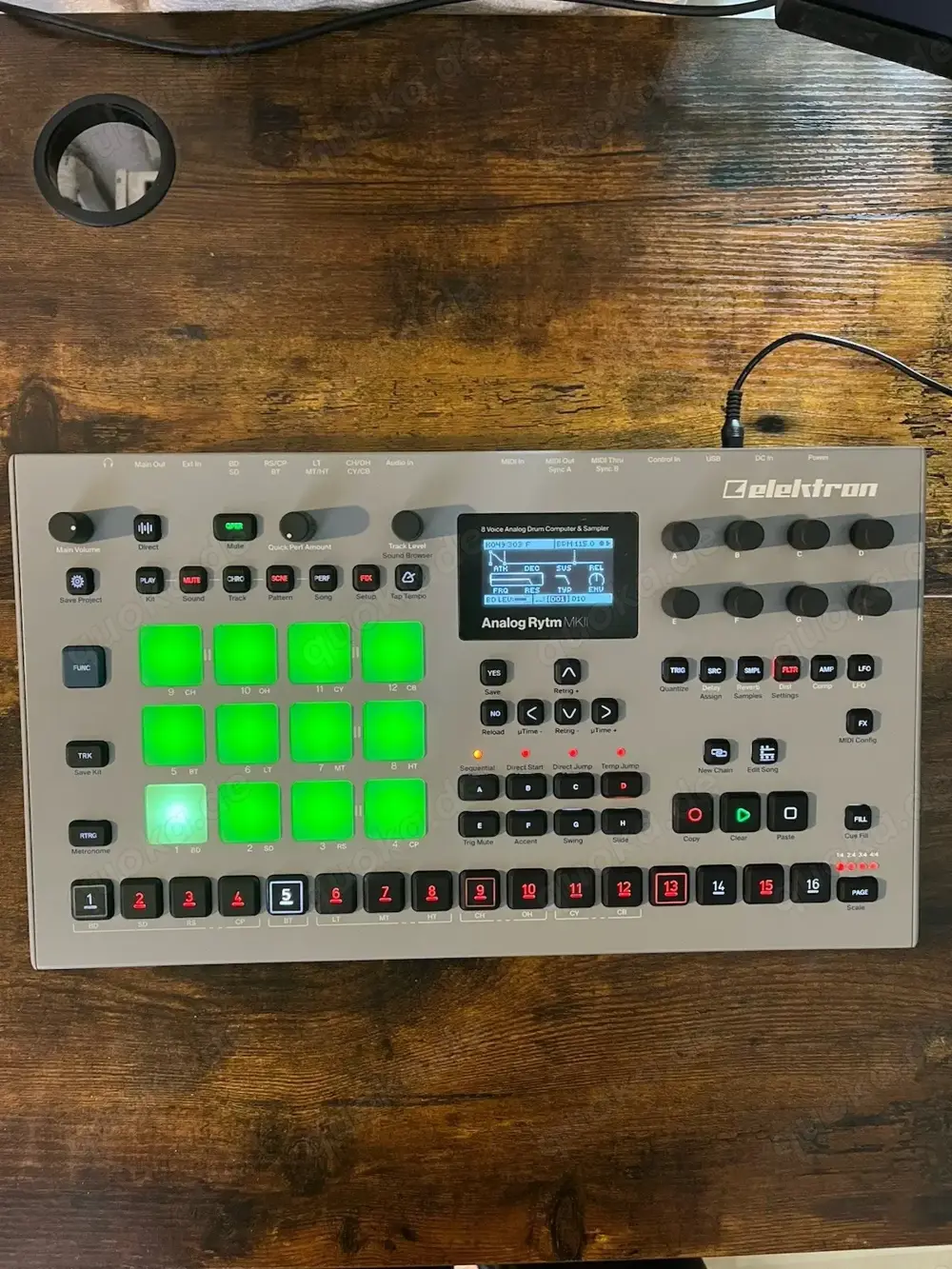 Elektron Analog Rytm MK II   Drum Machine   Top Zustand   OVP