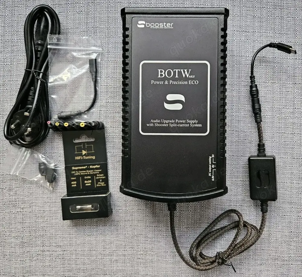 SBooster Netzteil BOTW Power & Precision ECO MK2 5-6V Black